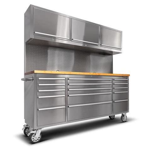 stainless steel tool cabinet canada|stainless steel workbenches with cabinets.